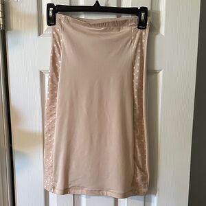 Assets By Spanx Beige Shapewear Skirt